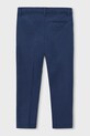 Mayoral pantaloni cu amestec de in pentru copii 3574.5B.Mini.PPY2 bleumarin SS26