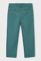Otroške hlače z dodatkom lana Mayoral 3576.5C.Mini.PPY2 zelena SS26