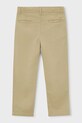 Mayoral spodnie dziecięce z dodatkiem lnu 3576.5C.Mini.PPY2 beżowy SS26