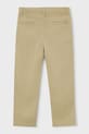 Mayoral spodnie dziecięce z dodatkiem lnu 3576.5C.Mini.PPY2 beżowy SS26