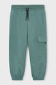 Mayoral spodnie dresowe dziecięce 3582.5F.Mini.PPY2 zielony SS26