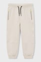 Mayoral spodnie dresowe dziecięce 3583.5G.Mini.PPY2 beżowy SS26