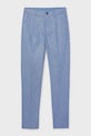 Mayoral spodnie z domieszką lnu dziecięce 6562.7A.Junior.PPY2 niebieski SS26