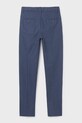 Chłopiec Mayoral spodnie z domieszką lnu dziecięce 6562.7A.Junior.PPY2 granatowy