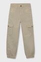 Mayoral spodnie dziecięce z elastanem beżowy 6566.7C.Junior.PPY2