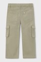 Mayoral spodnie sztruksowe dziecięce 3577.5D.Mini.PPY2 zielony SS26
