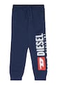 Diesel spodnie dresowe bawełniane dziecięce PANTLI TROUSERS nadruk granatowy J02445.KYAZ3