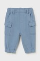 Mayoral Newborn spodnie niemowlęce z elastanem niebieski 1508.1P.Newborn.PPY2