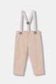 Mayoral Newborn spodnie niemowlęce tkanina beżowy 1596.1L.Newborn.PPY2
