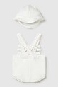 Mayoral Newborn ogrodniczki niemowlęce 1650.1Q.Newborn.PPY2 biały SS26