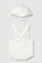 Mayoral Newborn ogrodniczki niemowlęce 1650.1Q.Newborn.PPY2 biały SS26