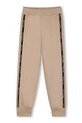 Παιδικό βαμβακερό παντελόνι Marc Jacobs πλεκτό ύφασμα μπεζ W60805.102.108
