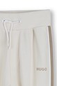 Chłopiec HUGO spodnie dresowe dziecięce bawełniane G00981.162.174 beżowy