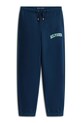 Tommy Hilfiger spodnie dresowe dziecięce bawełniane KB0KB10254.104.122.PPY2 granatowy SS26
