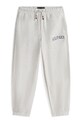 Tommy Hilfiger spodnie joggery dziecięce z bawełną KB0KB10254.128.176.PPY2 szary SS26