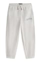 Tommy Hilfiger spodnie joggery dziecięce z bawełną KB0KB10254.128.176.PPY2 szary SS26