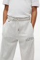Tommy Hilfiger spodnie joggery dziecięce z bawełną KB0KB10254.128.176.PPY2 szary