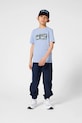 Dječje hlače BOSS s elastinom mornarsko plava J52910.114.150