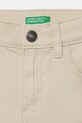 Chłopiec United Colors of Benetton spodnie dziecięce bawełniane z elastanem 4TCGGE009.P.Riproposto beżowy
