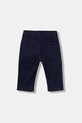 United Colors of Benetton spodnie dziecięce bawełniane z elastanem 4TCGGE009.P.Riproposto granatowy SS26