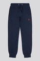 U.S. Polo Assn. pantaloni joggers pentru copii, cu bumbac USP2456 bleumarin SS26