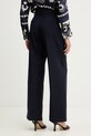 Odzież Weekend Max Mara spodnie wełniane VISIVO 2615131041600 granatowy