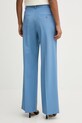 Odzież Weekend Max Mara spodnie wełniane VISIVO 2615131041600 niebieski