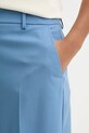 Weekend Max Mara spodnie wełniane VISIVO niebieski 2615131041600