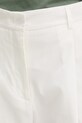 Weekend Max Mara spodnie damskie bawełniane z elastanem BELLICO biały 2615131072600