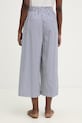 Odzież Weekend Max Mara spodnie bawełniane OTTONE 2615131122600 niebieski