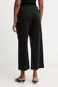 Odjeća Weekend Max Mara hlače za žene s lanom MODICO 2615781012600 crna