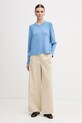MM by Max Mara spodnie STRENNA 2616131017600 beżowy SS26