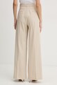 Odzież MM by Max Mara spodnie damskie bawełniane PANNO 2616781117600 beżowy