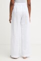Abbigliamento MM by Max Mara Pantaloni da donna con lino FAUNA 2616131018600 bianco