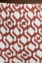 Max Mara Beachwear spodnie damskie z wiskozy ABATE brązowy 2616781029600