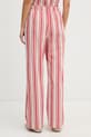 Odzież Stine Goya spodnie damskie bawełniane SG.SS26.P147.2487 różowy