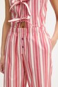 Stine Goya spodnie damskie bawełniane różowy SG.SS26.P147.2487