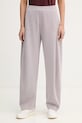 Παντελόνι φόρμας BOSS Orange C Eluxey με ελαστάν μωβ 50553457