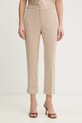 BOSS spodnie dzianina beżowy 50555740