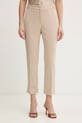 BOSS spodnie dzianina beżowy 50555740