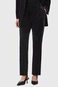 AllSaints spodnie welurowe z elastanem czarny W065QD