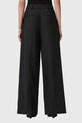 AllSaints spodnie z dodatkiem wełny W052QD czarny SS26