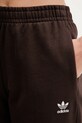 adidas Originals spodnie dresowe bawełniane Essentials brązowy KC9071