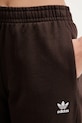 adidas Originals spodnie dresowe bawełniane Essentials brązowy KC9071