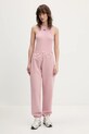 Hugo Blue spodnie dresowe bawełniane Naleisy_B 50553979 różowy SS26