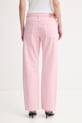 Odzież Kenzo jeansy straight damskie FG52DP2396M0 różowy