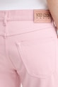 Kenzo jeansy straight damskie FG52DP2396M0 różowy