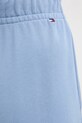 Bavlněné tepláky Tommy Hilfiger WW0WW48784 modrá