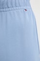 Bavlněné tepláky Tommy Hilfiger WW0WW48784 modrá