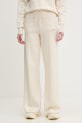 Guess spodnie dresowe URSULA z elastanem beżowy V6RB12.Z4850